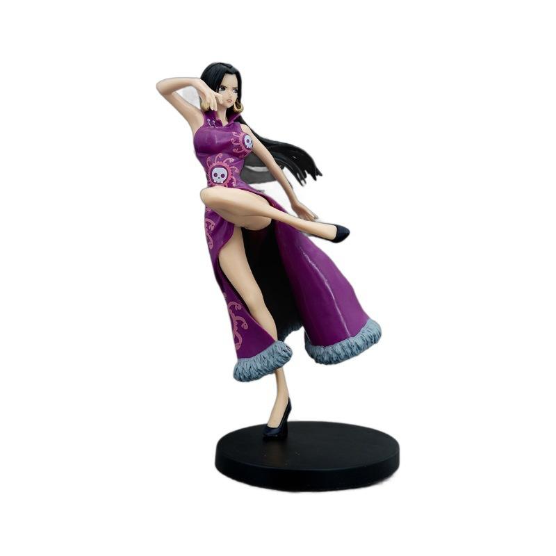 One Piece Hand-held Nine Snake Female Emperor Snake Ji Hankuk Beautiful Girl Kicking Female Emperor Hand-held Statue Model