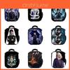 Wednesday The Addams Family Lunch Bag Insulated Polyester Mesh Pocket For Students