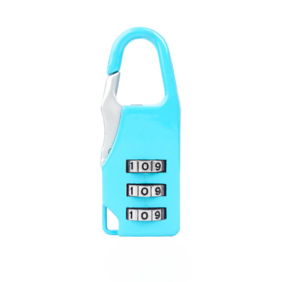 1pz Mini Lucchetto a Combinazione, Lucchetti a Combinazione a 3 Cifre, Lucchetti per Valigie da Viaggio Portatili, Lucchetti Sicuri per Zaini da Palestra