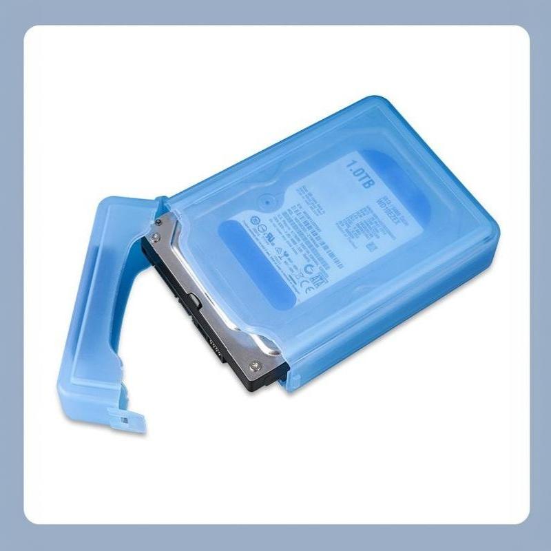 Shockproof External Hard Drive Case 2.5 3.5 Inch IDE SATA HDD SSD Protective Cover for Tech Enthusiasts Office Workers