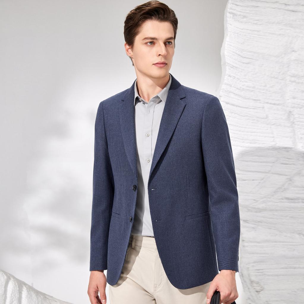 100% Fine Spun Wool Light Luxury Australian Wool Business Casual Suit Jacket