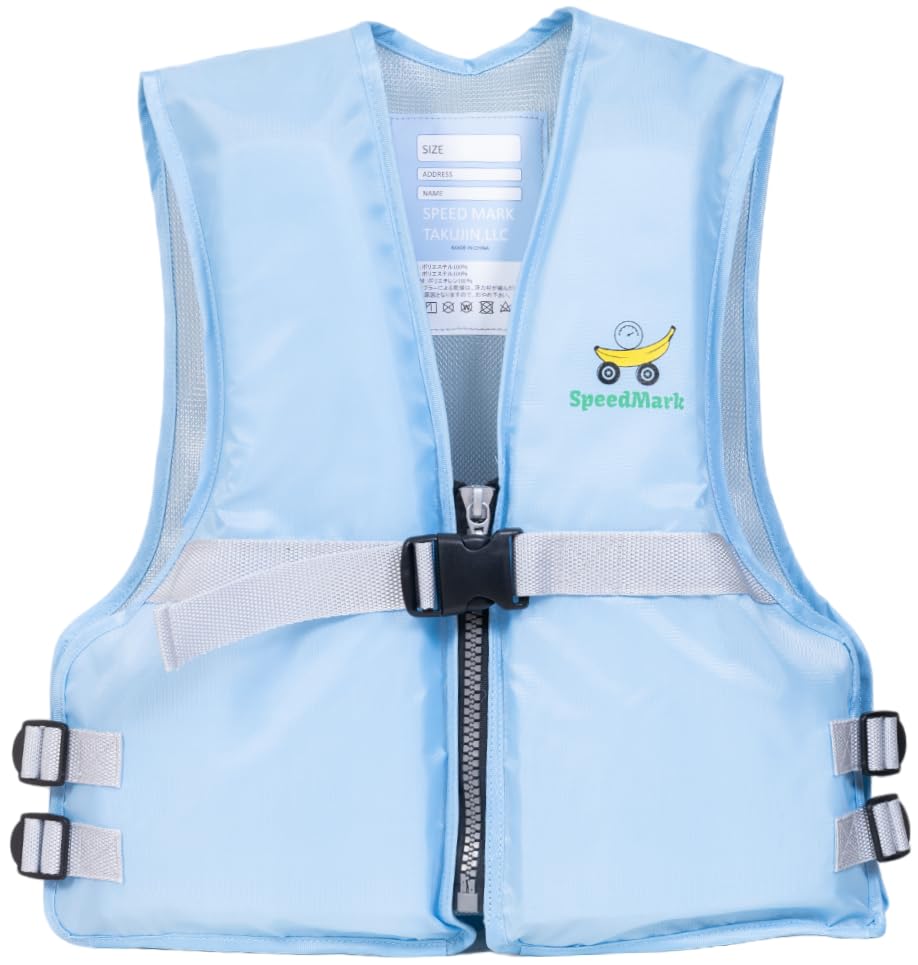 

Instructor-Supervised Children s Life Jacket, Junior Floating Vest for Kids and Fishing (Simple Type, Sky Blue, Size L)