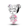 copper Happy Dopamine Girl Boy Cat Charm Bead Charms Bead Charms Compatible With 3mm Authentic Bracelets Do It Yourself Jewellery Souvenir Gift Making