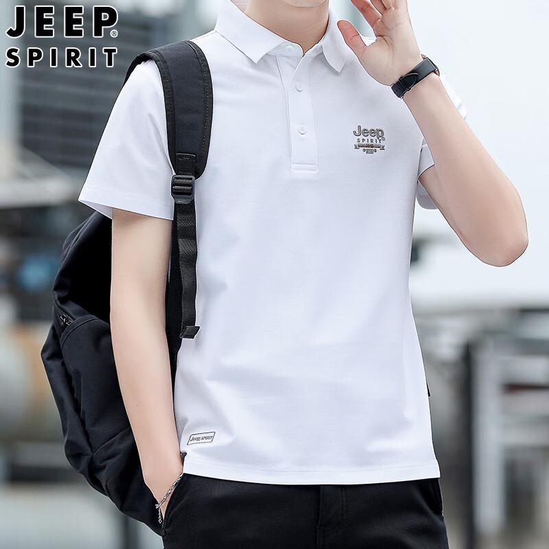 

JEEP SPIRIT Men s Summer Casual Polo Shirt 4XL
