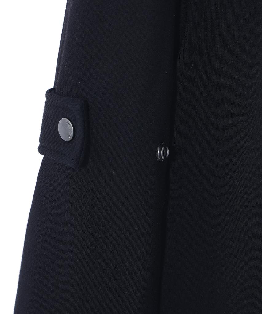 DISTN9NE Knee-Length Side Snap Bermuda Pants Lq2Pu407_Black