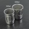 Stainless Steel Camping Mug Home Decor Photography Props Drinking Cup Coffee Mug for RV Party BBQ Backpacking Gear Outdoor