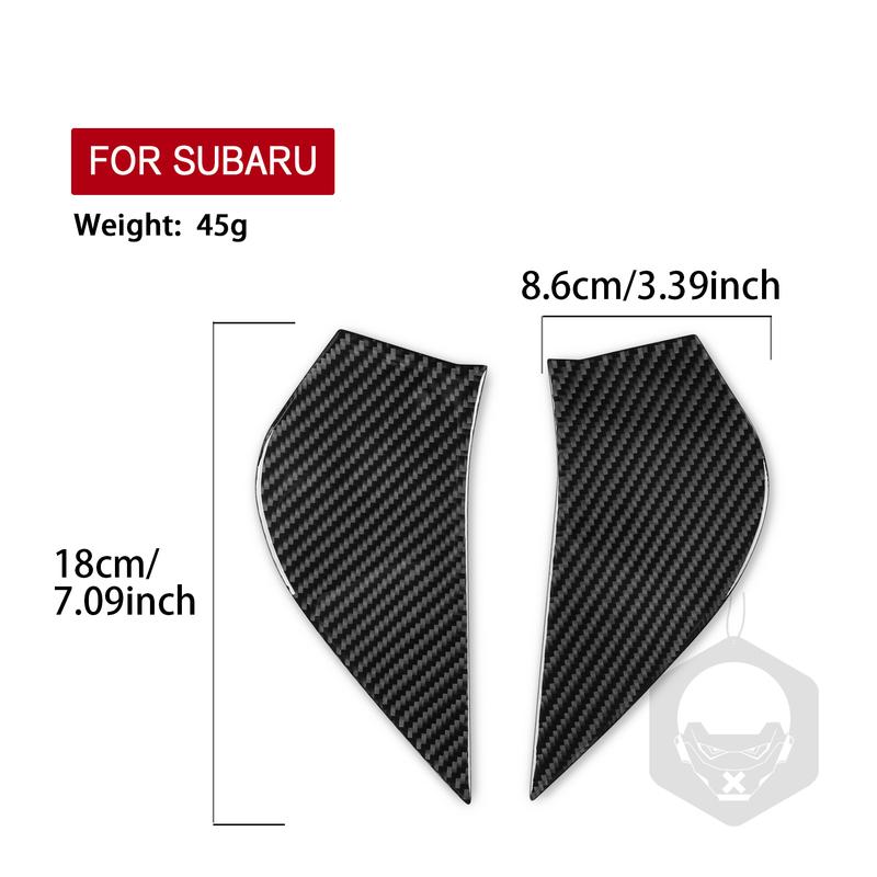 Real Carbon Fiber Car Accessories Dashboard Side Panel Cover Soft Sticker For Subaru Forester SK 2024