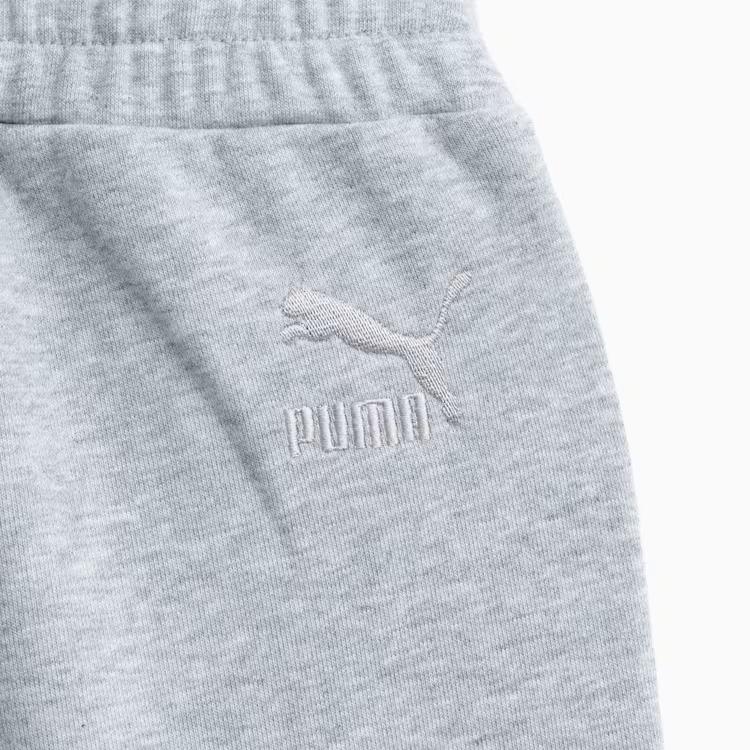 Puma Archive Heritage Series Cuffed Fashion Comfortable Casual Knit Sports Pants Men Pants Gray 940904-02