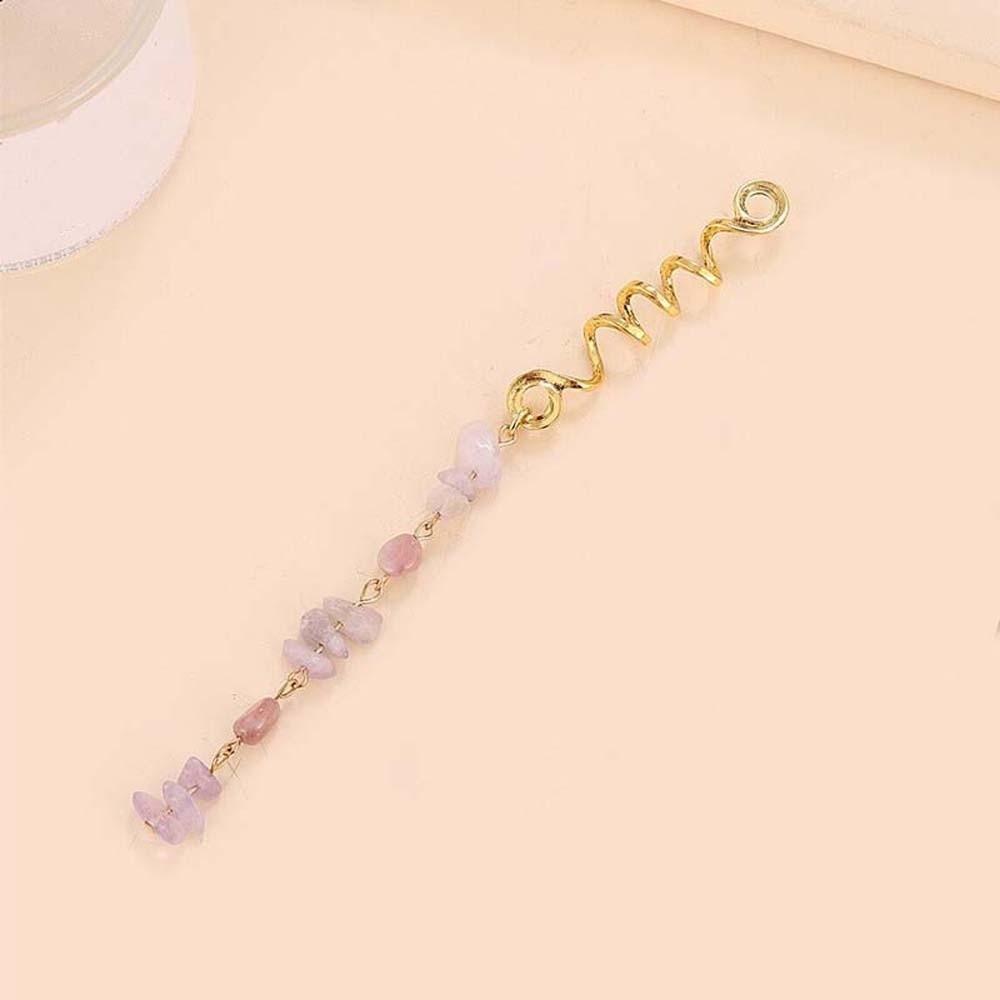 Styling Hair Accessories Dreadlock Hair Jewelry Hip-hop Metal Braid Headdress Dangle Dreadlock Side Clip Long Tassel