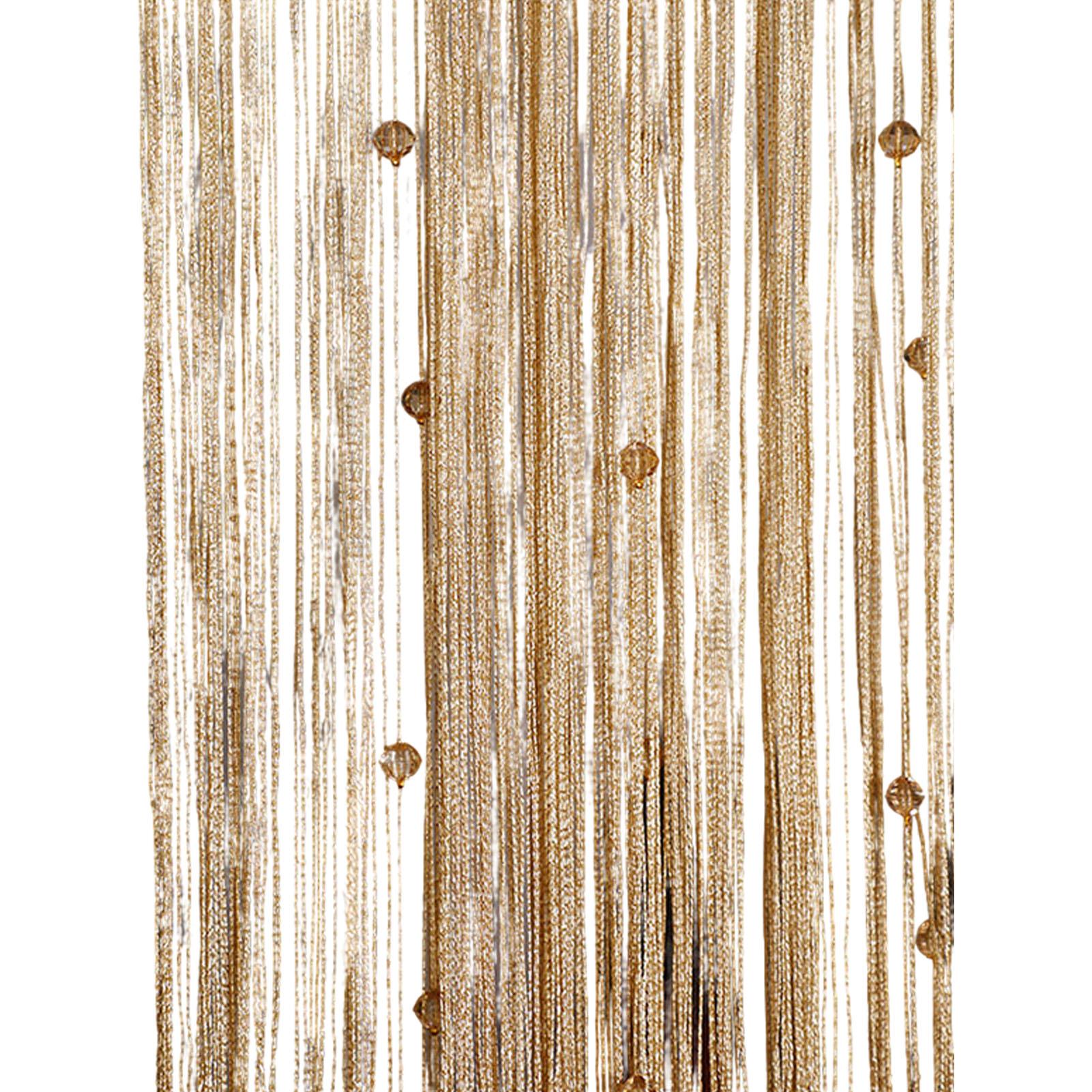 

Polyester Tassel Curtains Bohemian Style Wedding Decoration Curtains With Luxury Diamond Beads