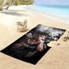Juice Wrld Print Beach Towel, Large Soft Quick Dry Towel for Beach Camping Swimming