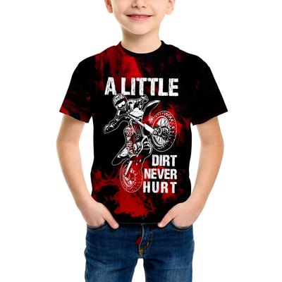 Fashion Motorcycle Rider Men's T-Shirt 3D Printed T-Shirt for Men's Short Sleeve Tee Top Summer Trendy Street Women's Clothing Top
