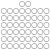 50Pcs Metal Rings Sturdy   Rustproof Exquisite Wide Application Metal O Rings for Clothes Bag Backpack