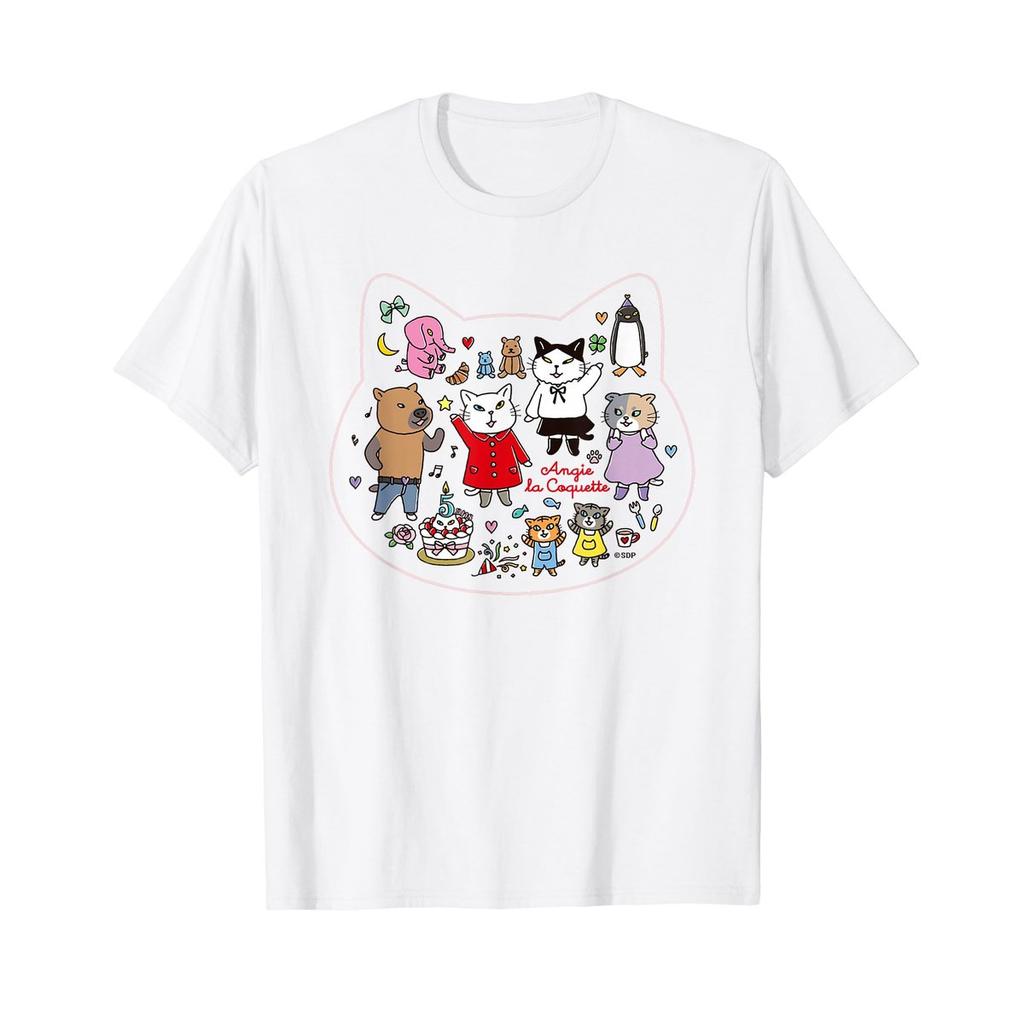 Angie La Coquette Anniversary A T-Shirt - Official Shueisha DeNA Projects Licensed Character Apparel