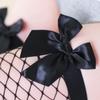 ქალთა Cosplay Over The Knee Pantyhose Lace Bow Thigh High stockings Nightclub ელასტიური წინდები