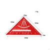 Aluminum Alloy Carpenter Square Carpentry Triangle Ruler Protractor for Remodeling