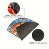 Colored Stone-Patterned Welcome Door Mat Retro Semi-Circular Anti-Slip Floor Mat Bedroom Carpet Home Decoration