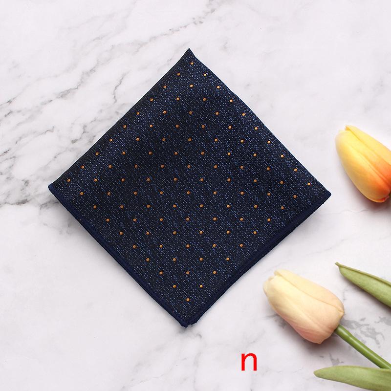 Men'S Formal Suit Pocket Towel, Tie And Bow Tie Pocket Towel, Wedding Banquet Matching, Square Towel.