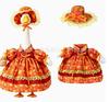 Porch Outfit Thanksgiving Maple Leaf Costume Set for Holiday Decoration