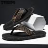 WTEMPO Sommer Herren Flip-Flops Persönlichkeit Leichte Outdoor Weiche Sohlen Rutschen Rutschfeste Indoor Slipper Strandschuhe