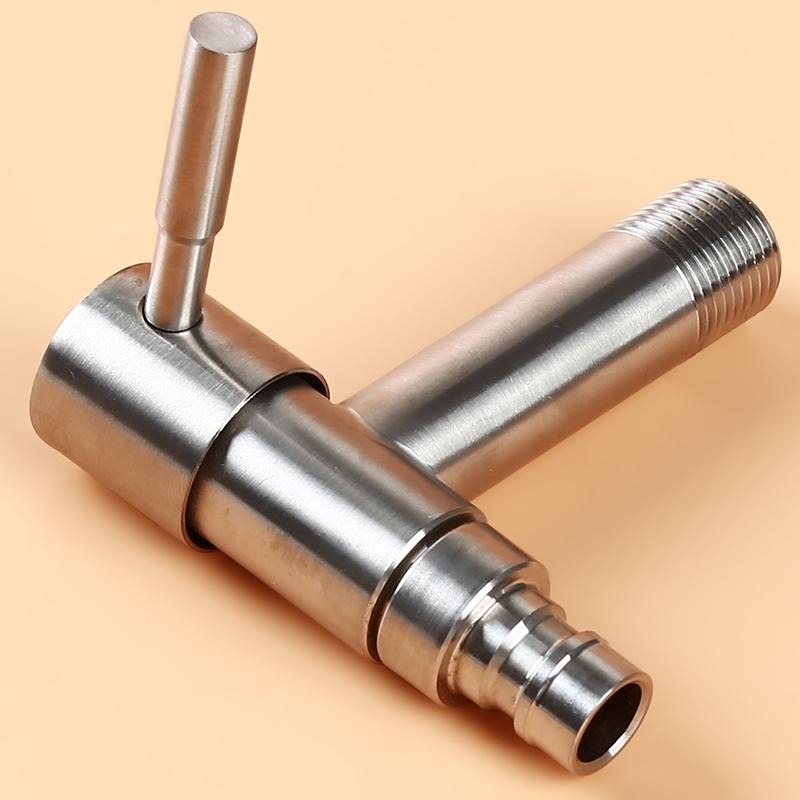 Wall Mounted Bathroom Supplies Water Faucet Stainless Steel Living Room Pool Tap