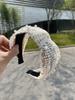 New Beaded Lace Headband Wide-Brimmed Knotted Headband Women's Fashion Face Wash Sweet Retro Headwear