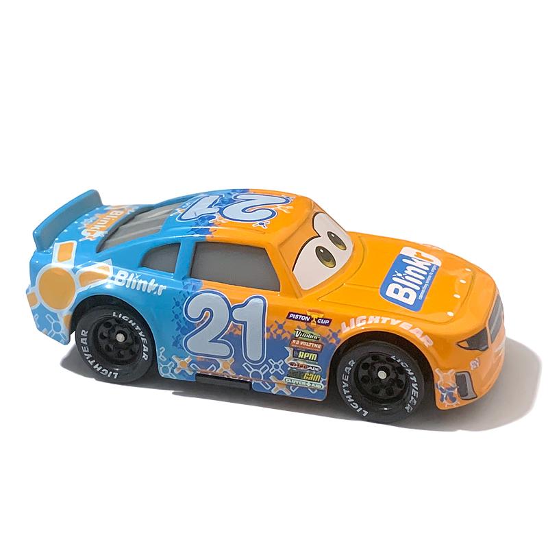 Disney Pixar Samochody Zygzak McQueen Jackson Sztorm Carla Veloso Stop 1:55 metalowych modeli samochodów Zabawka dla dzieci Prezent