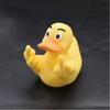 Duck hands with middle finger ornaments home garden resin craft design ornaments cute duck swimming office desk funny decorative
