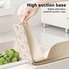 Silicone Sink Splash Guard Non-slip Suction Cup Water Splash Protector Reusable Kitchen Sink Countertop Edge Anti-Splash Shield Board