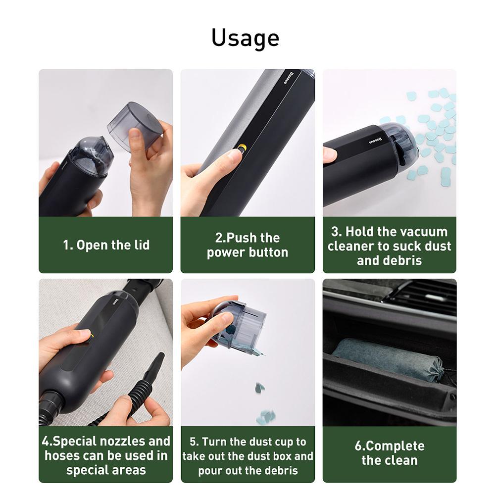 Baseus A2 Wireless Car Vacuum Cleaner 