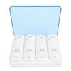 Battery Charger Fit for Wii Remote Controller 4 in 1 Charging Station with 4 Pack 2800mAh Rechargeable Battery USB Cable