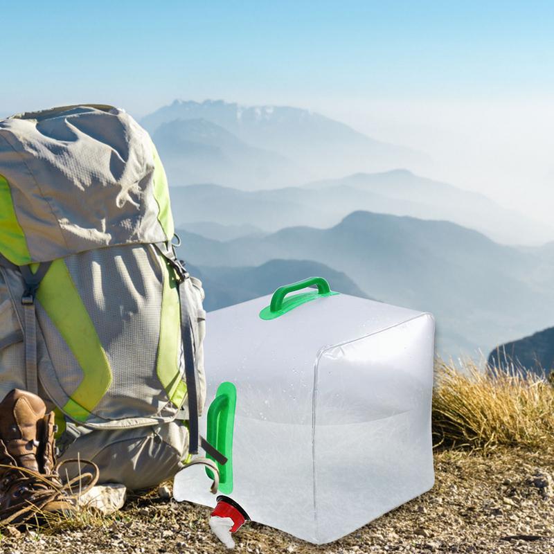 10/20L Outdoor Use Camping Travel Folding Bucket Camper Tourism Large Water Storage Container Foldable Water Pouchs Water Canister