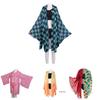 Charmant Ensemble Bikini Costume Demon Slayer Kimetsu No Yaiba Avec Cape Confortable Pour le Plaisir d'Été
