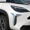 ABS Car Middle Grille Strip / Fog Light Lamp Eyebrow / Rearview Mirror Cover Trim Accessories For Toyota Yaris Cross  -