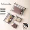 Велика прозора сітчаста сумка-органайзер для косметики - Портативна та містка сумка для зберігання туалетного приладдя