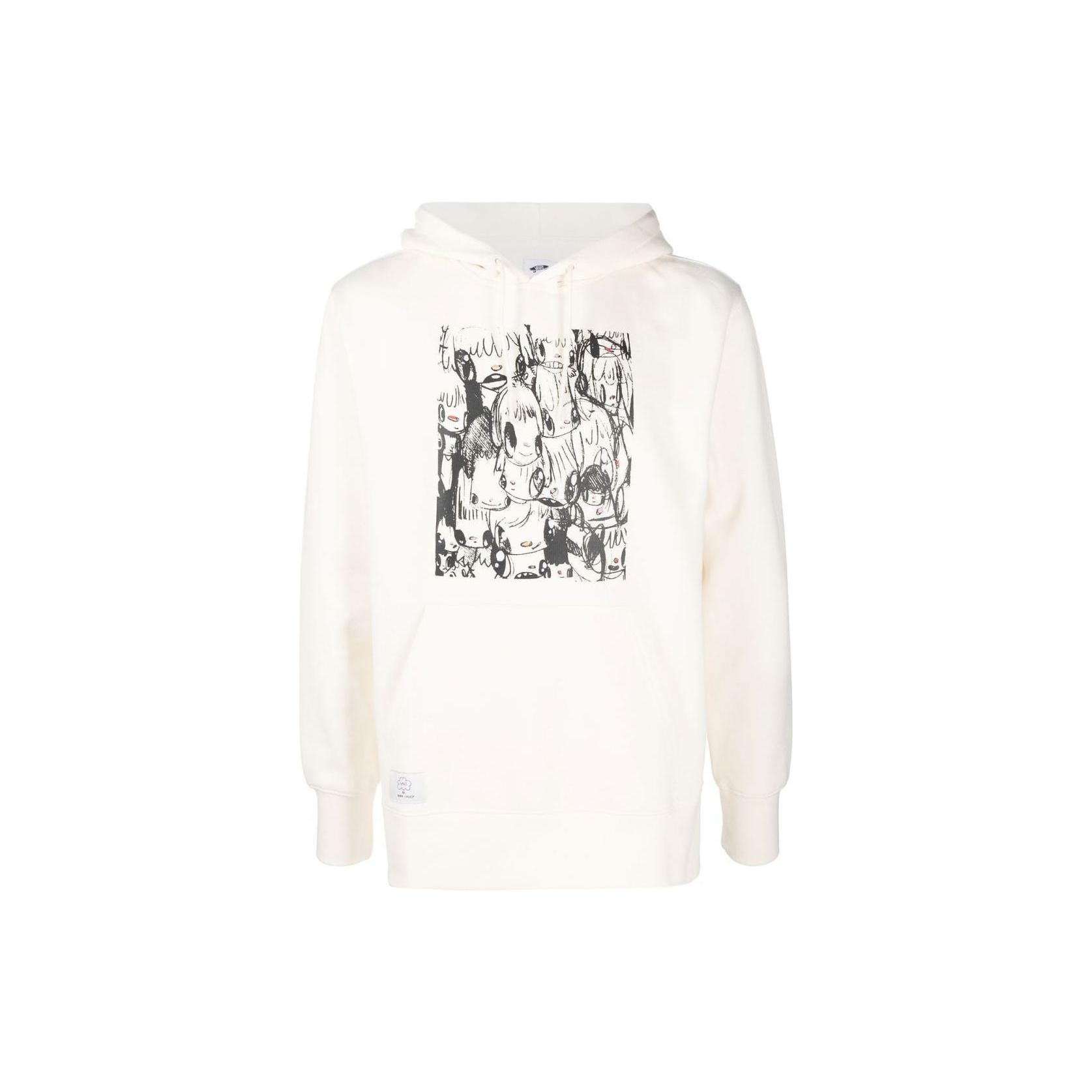 Vans X Javier Calleja Sweatshirts Men s White Hooded Moderate Regular VN0A5KFS3KS S