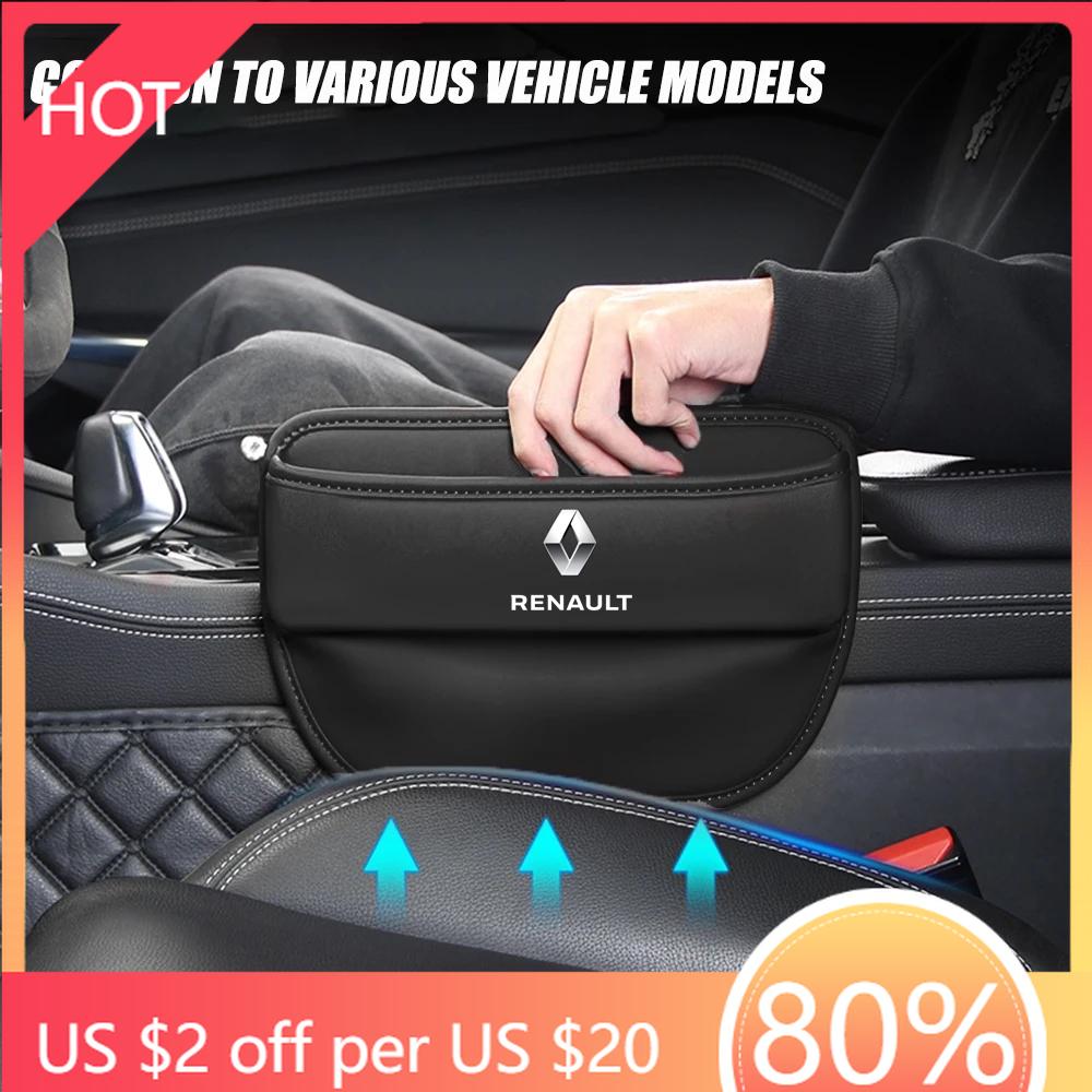 För Renault 2026 Nya Hjulskydd Bilförvaringslåda för Sätesmellanrum Läderbilssätessystem Organiserare Hållare För Renault Grand Scenic 4 XMOD Megane