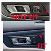 Imitation Carbon Fiber Inner Door Handles Bowl Cover Trim for Ford Mustang 2016 - 2025 ABS Car Accessories 2pcs