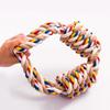 Wear Resistant Puppy Rope Knot Toy Bite Resistant Pet Molar Toy Dog Chew Toy  Relieve Boredom