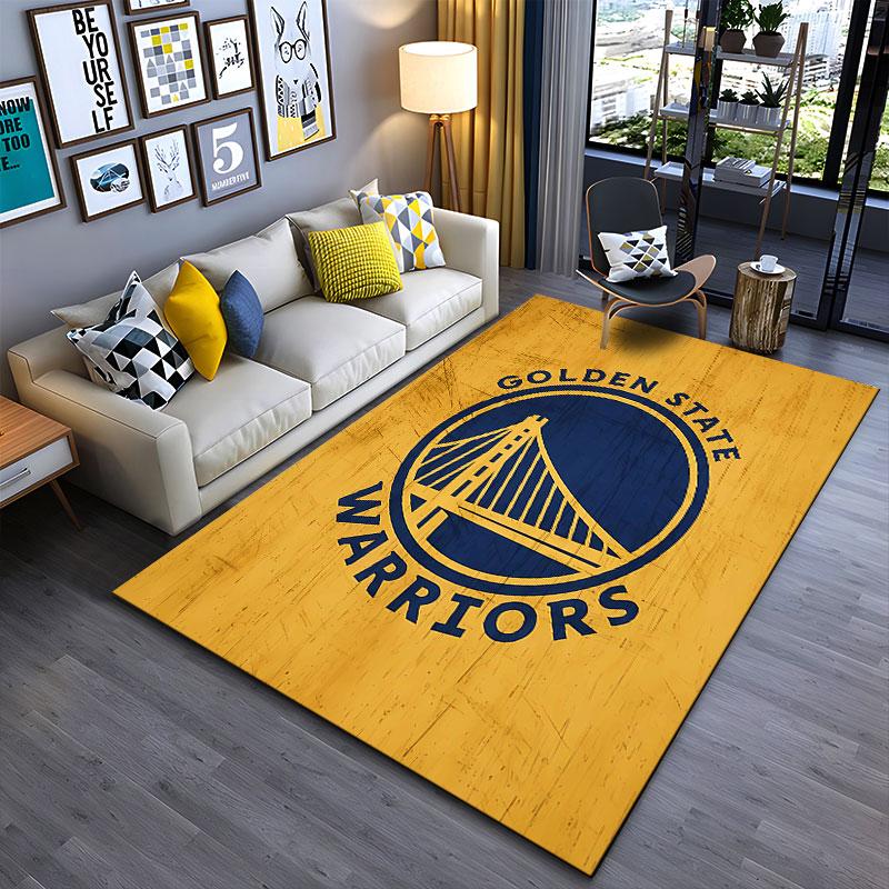 Golden State Warriors Carpet Suitable As a Non-slip Mat for the Living Room or Bedroom Sofa