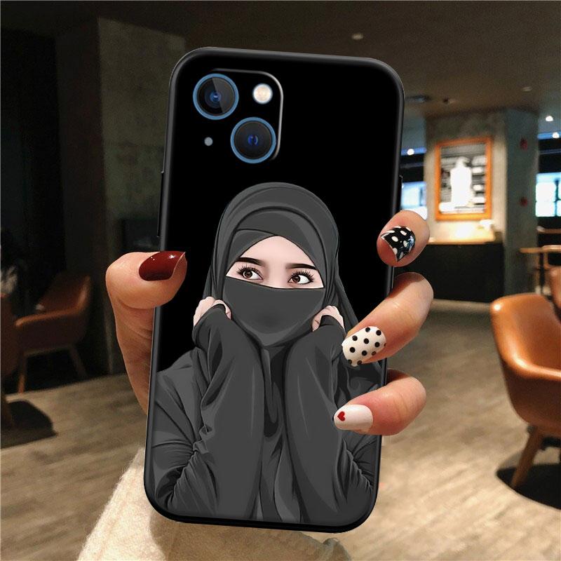 Islamic Muslim Girls Hijab Case for Samsung M06 M15 M16 M35 M55 M56 A36 A42 A50 A50S A51 A52 A32 A33 A05 A05S A06 A16 A20
