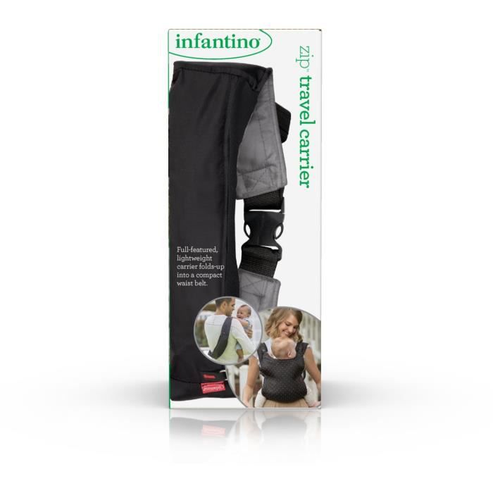 INFANTINO Reise-Babytrage mit Reißverschluss