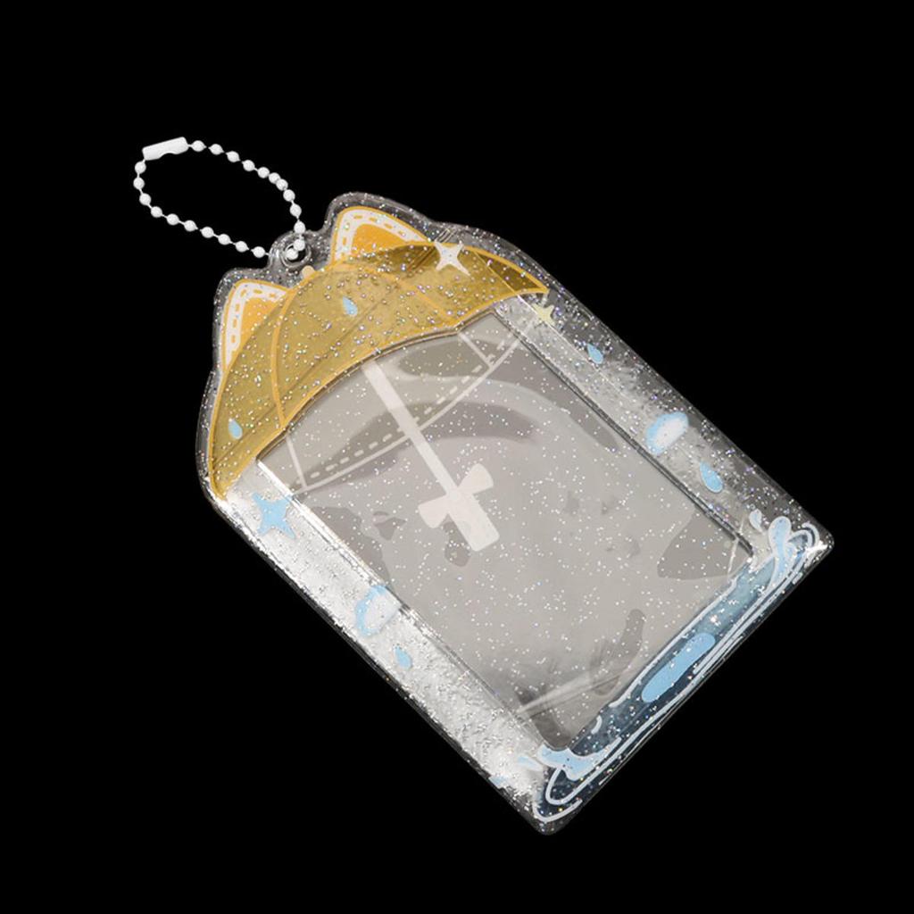 Creative Umbrella PVC Photocard Holder Idols Photo Frame Cute Sweet Card Display Desktop Decor Card Sleeve