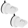 Suction Cup Shower Head Holders Strong Adhesive Wall Mount Adjustable Angle Shower Brackets Quick Fixing for Bathroom