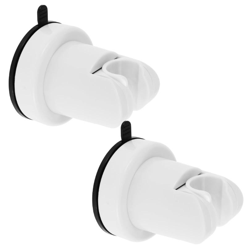 Suction Cup Shower Head Holders Strong Adhesive Wall Mount Adjustable Angle Shower Brackets Quick Fixing for Bathroom