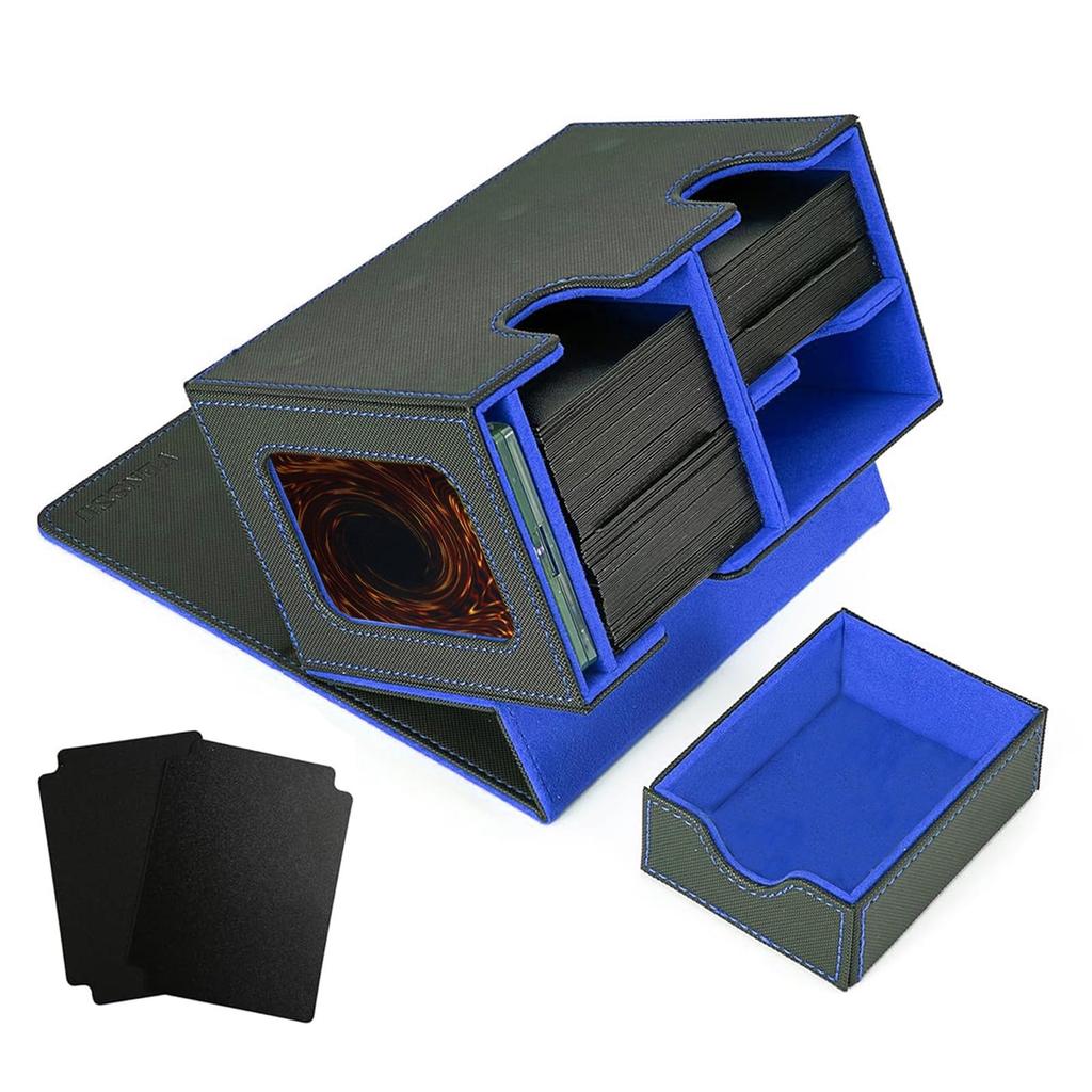 Deck Trading Card Card Display Dice Holds 200 Includes Two Dividers and One Magnetic Compatible with Duel and Other Card Sleeve Compatible Interior