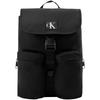 Drawstring Large Capacity Casual Travel Backpack Men Backpack Space-Black 4K3187G-UB1
