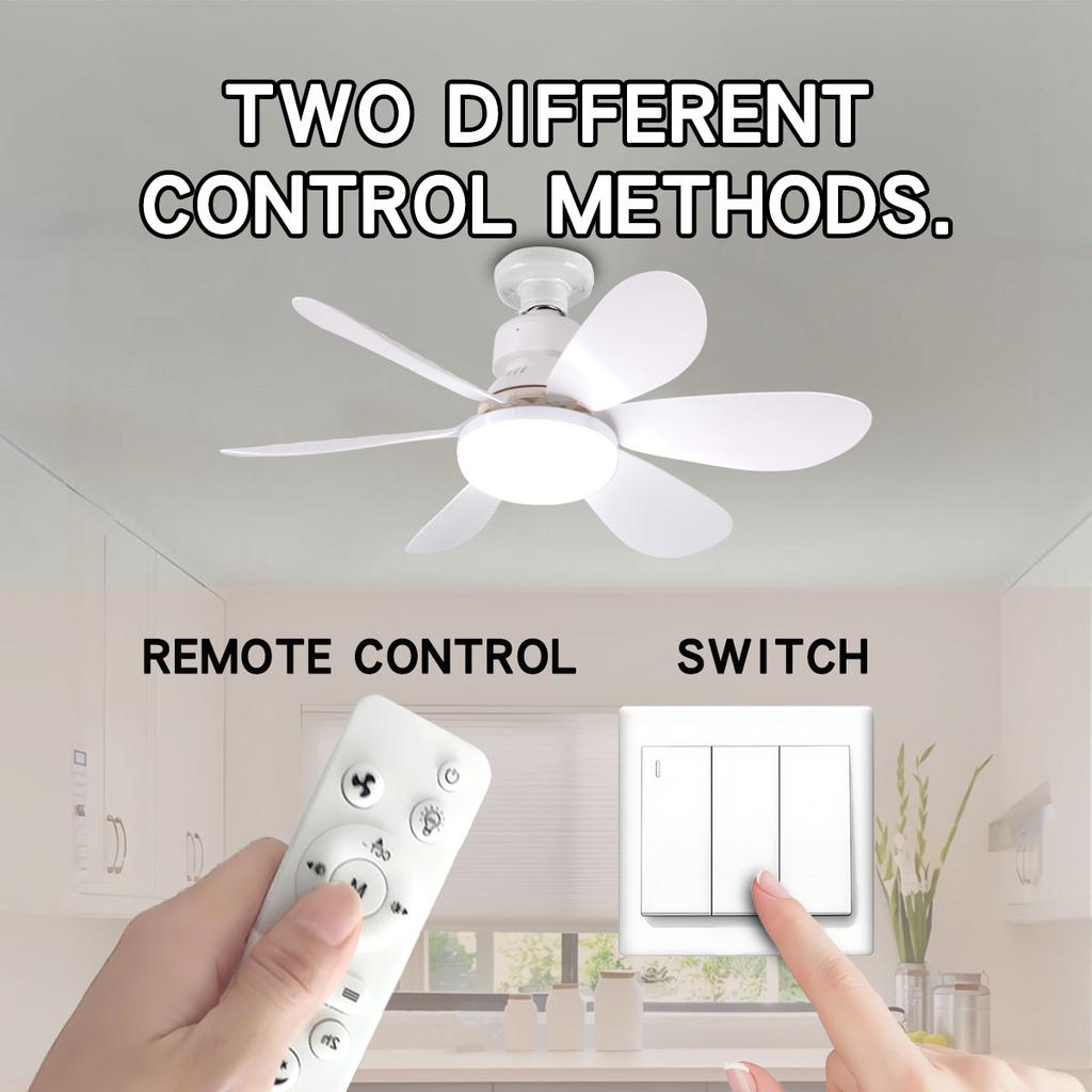 E27 with Remote LED 30W Ceiling Fan Light Dimming Function Suitable for Living Room Study and Home use 85-265V lamp