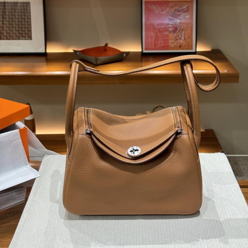 2026 new first-layer cowhide tc cowhide 19cm mini lindy bag crossbody leather medicine bag genuine leather women's bag