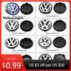 For VW 2025 For VW POLO 56MM/65MM/66MM Original Car Wheel Center Hub Caps Covers For Volkswagen VW R GTI Emblem Auto